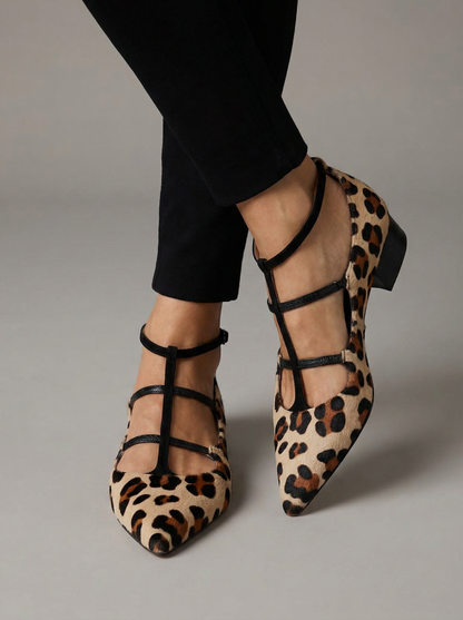 Gioia – Επίπεδη Μπαλαρίνα Animal Print Κατά του Στρες